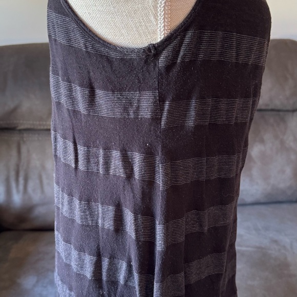 CAbi Black and Gray Striped Tank Top - Picture 3 of 6
